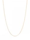 Łańcuszek srebrny pozłacany 80 cm długi - splot ankier - obrazek 2