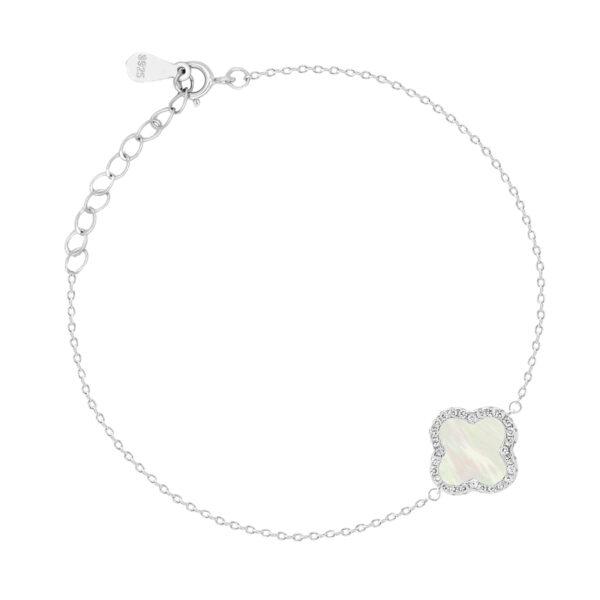 bransoletka-koniczynka-perla-biala