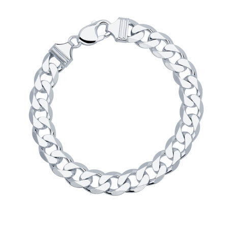 Bransoletka męska srebrna gruba pancerka