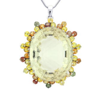 Zawieszka z Topazem Srebro 925