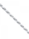 Łańcuszek srebrny 80 cm - splot kordel