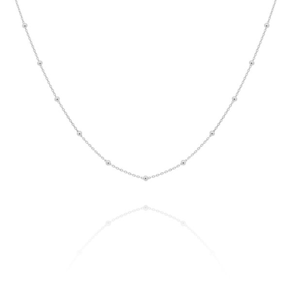 naszyjnikchokerkuleczkisrebrny