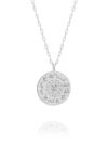 Znak zodiaku lew naszyjnik srebrny