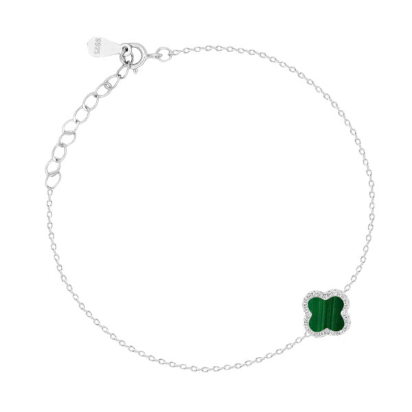 bransoletka-koniczynka-zielona-mala