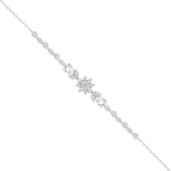 bransoletka-cyrkonia-duza-lezka-blisko-1 Bransoletka wysadzana cyrkoniami elegancka srebrna