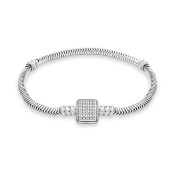 Bransoletka charms srebrna