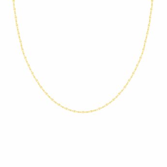 Złoty łańcuszek – splot blaszki