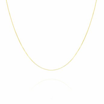 Złoty łańcuszek – splot kostka