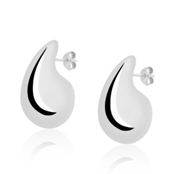 Kolczyki krople srebrne eleganckie