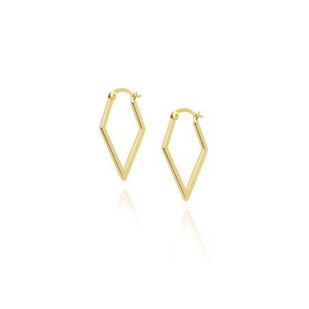 Kolczyki złote geometryczne