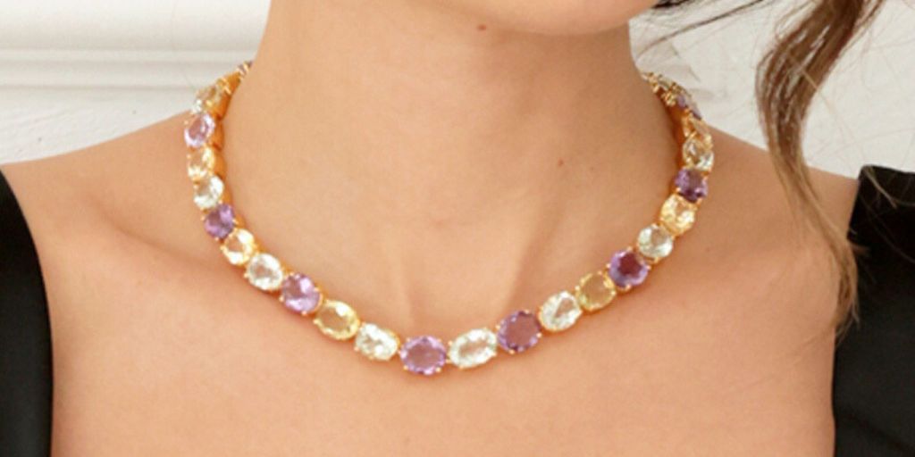 cytryn naszyjnik kolia amulet wlasciwosci cytrynu