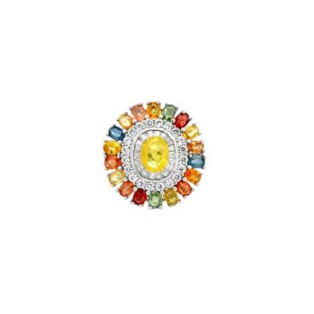 pierścionek z szafirem