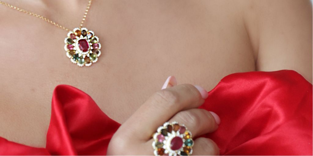 bizuteria z turmalinem amulet talizman