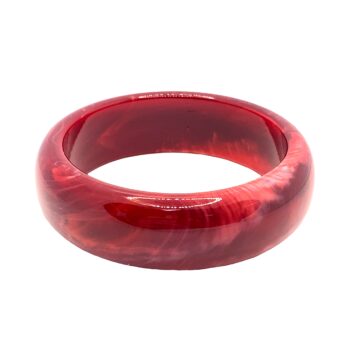 bransoletka bangle czerwona