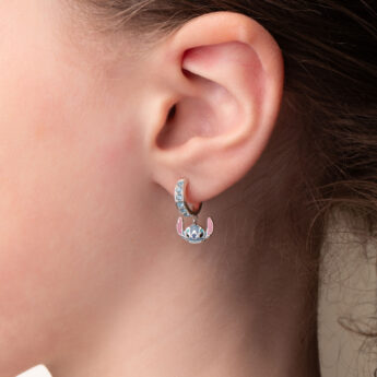 Disney – Stitch srebrne kolczyki pave