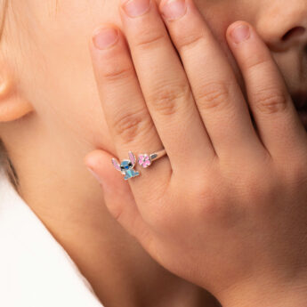 Disney – Stitch srebrny pierścionek