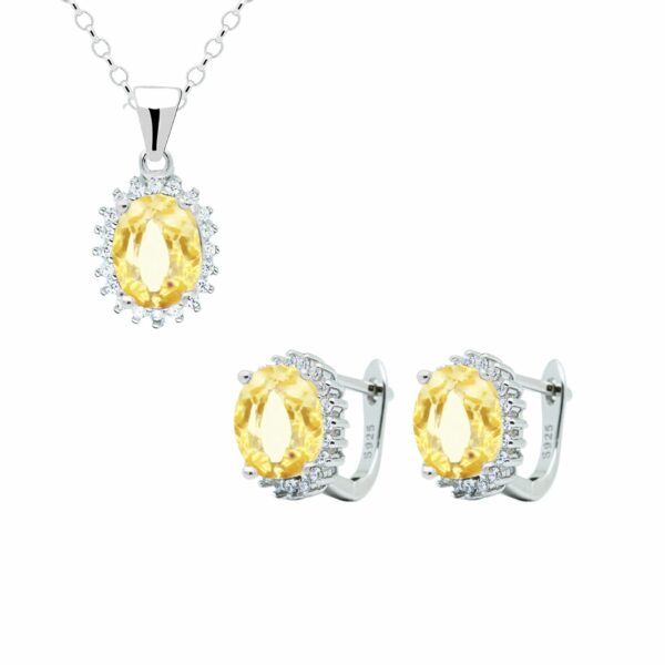 komplet 1 - ametyst, topaz, rubin, cytryn (6)