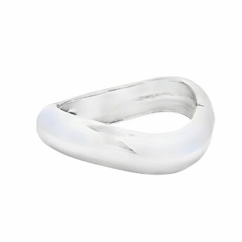 Bransoletka Bangle zaoblony trójkąt – stal szlachetna