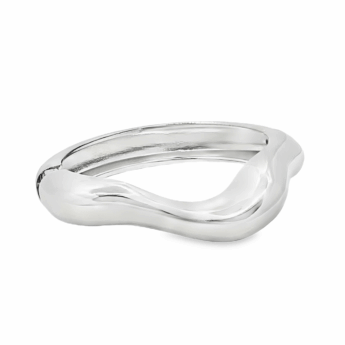 Bransoletka Bangle falista – stal szlachetna